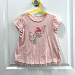 Uniqlo Disney Ariel Girls T-Shirt Size 5-6